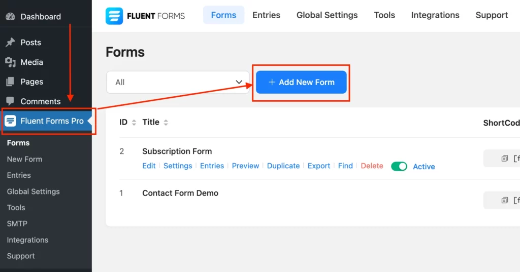 create your multi step form